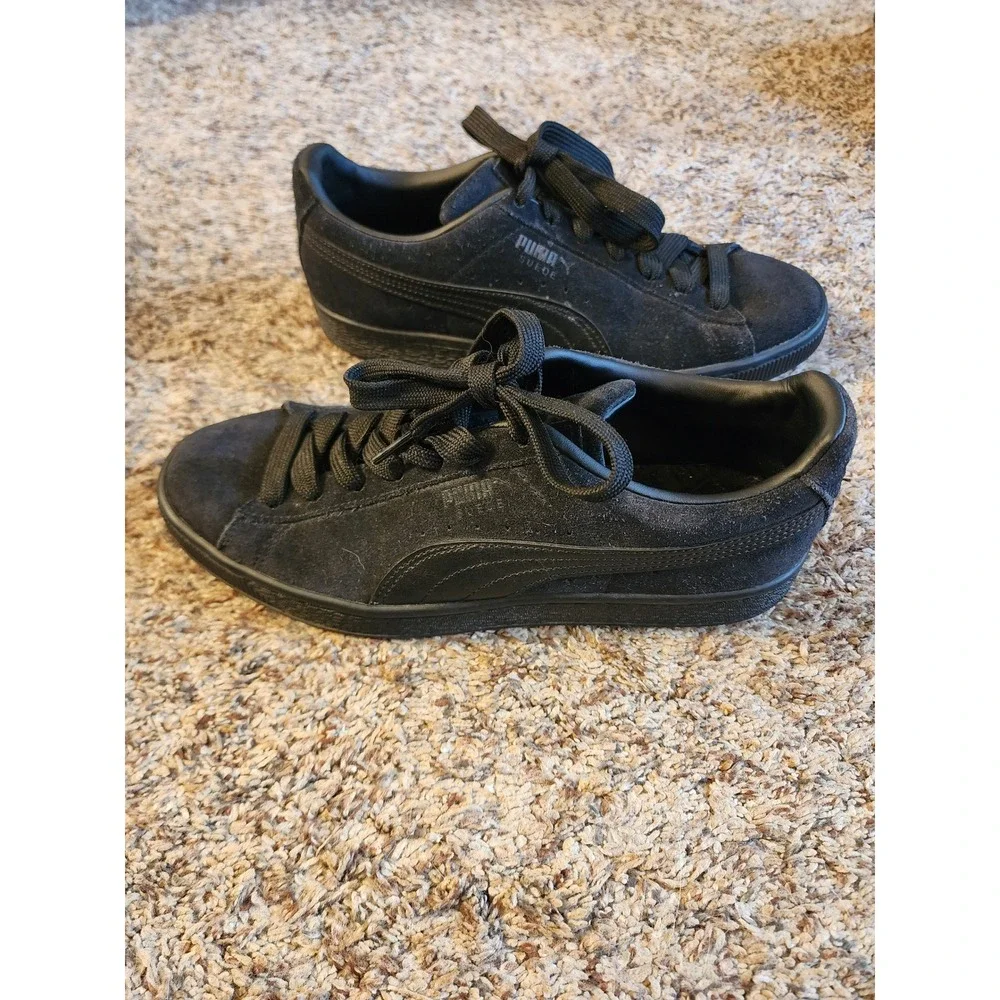 Puma Suede Classic LFS Triple Black Women's Size 9.5